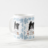 Mug Joyeux Fêtes de Chien (Devant gauche)
