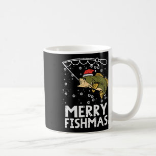 Mug Joyeux Fishmas Poisson Pêche Noël Papa Hommes
