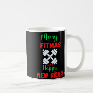 Mug Joyeux Fitmas et bonne année au derrière Fitness d