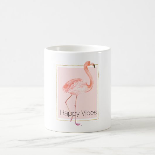 Mug Joyeux Flamant rose rose (Centre)