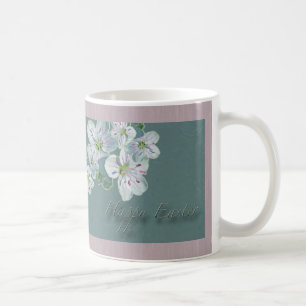 Mug Joyeux Fleur sauvage de beauté du printemps de Pâq