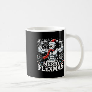 Mug Joyeux Flexmas - Snowman Flexer Corps de gym de No