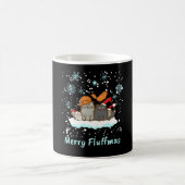 Mug Joyeux Fluffmas Noël Chat Noël présent (Centre)