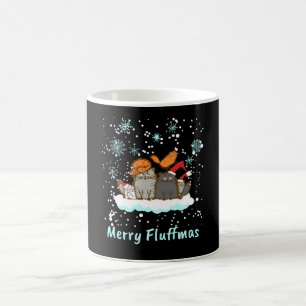 Mug Joyeux Fluffmas Noël Chat Noël présent