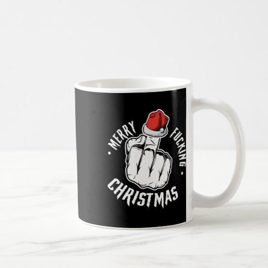 Mug Joyeux Forêt Noël Hommes inappropriés Amusants adu (Droite)