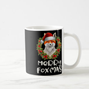 Mug Joyeux Foxmas Noël Mignonne Père Noël Fox Noël
