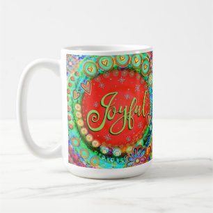 Mug Joyeux Fun Whimsical Inspirationnel Coloré