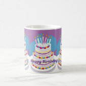 Mug Joyeux gâteau d'anniversaire (Centre)