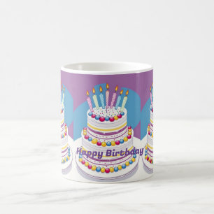 Mug Joyeux gâteau d'anniversaire