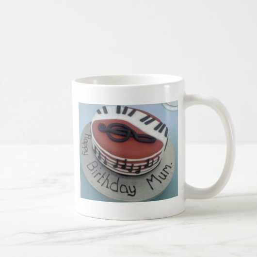 Mug Joyeux gâteau de maman d'anniversaire (Droite)