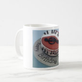 Mug Joyeux gâteau de maman d'anniversaire (Devant gauche)