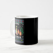 Mug Joyeux Glizzmas Drôle de Sweat de Noël Laid Glizzy (Devant gauche)