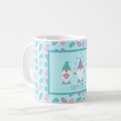 Mug Joyeux Gnome de Pâques Jonglant des oeufs de Pâque (Devant gauche)