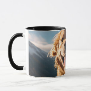 Mug Joyeux Golden Retriever en cours
