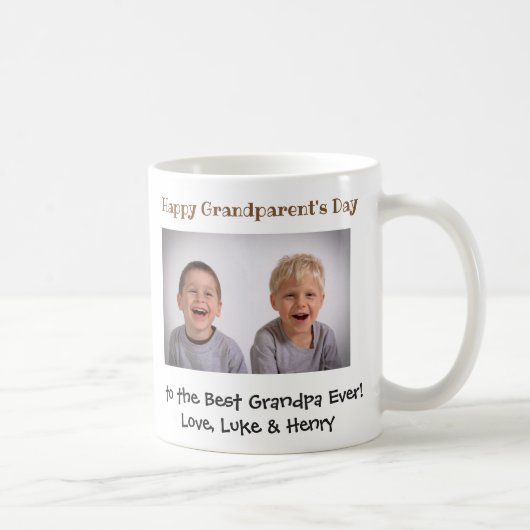 Mug Joyeux Grand-Parrain's Day Meilleur Grand-Père Jam (Droite)