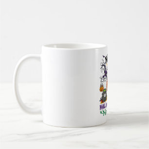 Mug Joyeux hallothanksmas 2026 fantôme dinde bonhomme