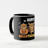 Mug Joyeux Hallothanksmas Beaver Beaver Christmas Beav (Devant gauche)