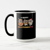 Mug Joyeux Hallothanksmas Cat Christmas Elephant (Gauche)