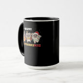 Mug Joyeux Hallothanksmas Cat Christmas Elephant (Devant gauche)
