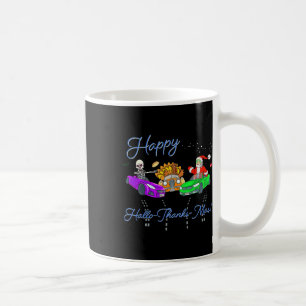 Mug Joyeux Hallothanksmas Crashant Noël Fun Holiday