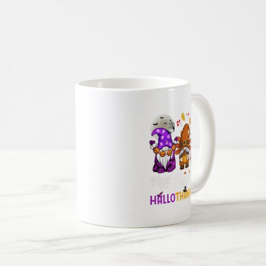 Mug Joyeux Hallothanksmas Gnomes Lover Halloween Joyeu (Devant droit)