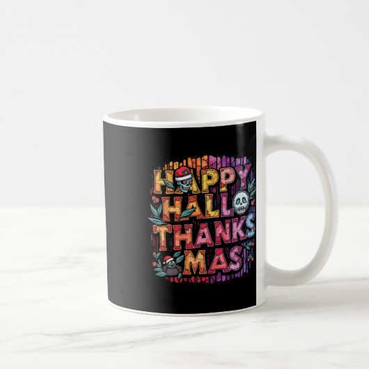 Mug Joyeux Hallothanksmas Halloween Thanksgiving Chris (Droite)