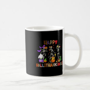 Mug Joyeux Hallothanksmas Skeleton Halloween Thanksgiv