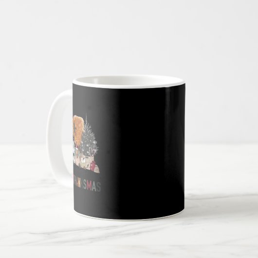 Mug Joyeux Hallothanksmas Squelette Turquie Noël Hal (Devant gauche)