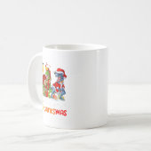 Mug Joyeux Hallothanksmas Thanksgiving Dinosaur T Rex (Devant gauche)