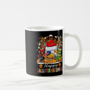 Mug Joyeux Hallothanksmas Volleyball Halloween Thanksg