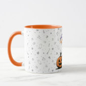 Mug Joyeux Halloween chat & citrouille (Gauche)