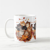 Mug Joyeux Halloween Chats et Citrouilles (Gauche)