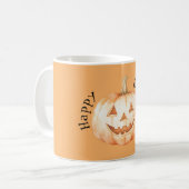 Mug Joyeux Halloween Citrouille Orange (Devant gauche)