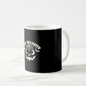 Mug Joyeux Halloween Citrouille Visage Design_1 (Devant droit)