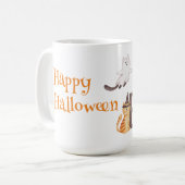 Mug Joyeux Halloween | CUTE CUTE KITTENS & BOO (Devant gauche)