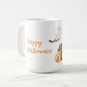 Mug Joyeux Halloween | CUTE CUTE KITTENS & BOO (Devant gauche)