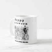 Mug Joyeux Halloween Drôle Épouvantable Effrayant Surn (Devant gauche)