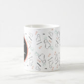 Mug Joyeux Halloween Fantôme Bonbons Dessin à Main Lev (Centre)