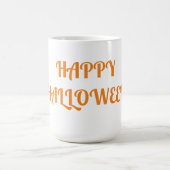 Mug Joyeux Halloween femmes orange noir (Centre)