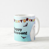 Mug Joyeux Halloween Ghost (Devant droit)