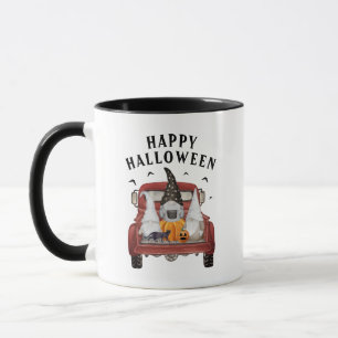 Mug Joyeux Halloween Gnomes Camion Vintage