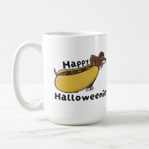Mug Joyeux Halloween Hotdog Dachshund