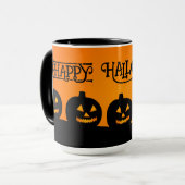 Mug Joyeux Halloween Jack-O-Lanterns (Devant gauche)