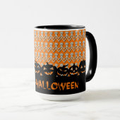 Mug Joyeux Halloween Jack-O-Lanterns (Devant droit)