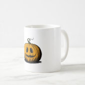 Mug Joyeux Halloween Jack O'Lantern Adulte Naturel (Devant droit)