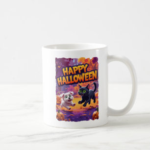 Mug Joyeux Halloween Kitty et Puppy !