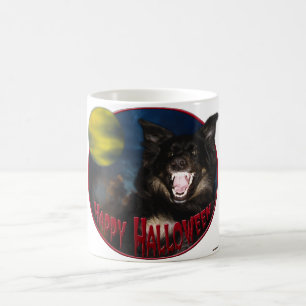 Mug Joyeux Halloween Loup Effrayant