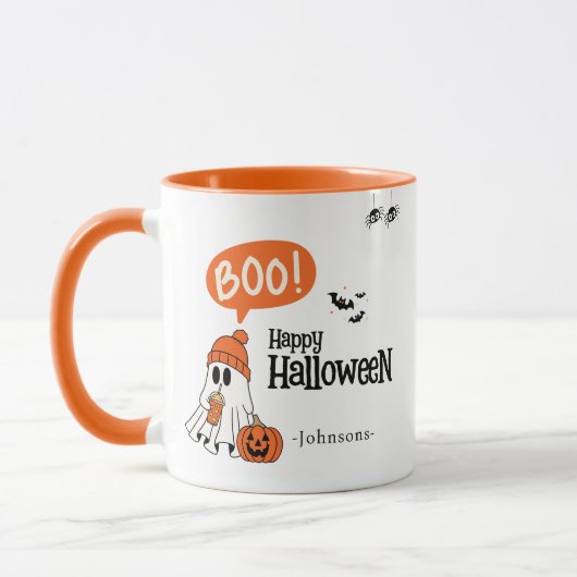 Mug Joyeux Halloween Moderne (Gauche)