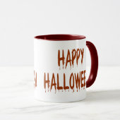 Mug Joyeux Halloween sanglant (Devant droit)