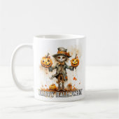 Mug Joyeux Halloween | Scarecrow En Automne (Gauche)